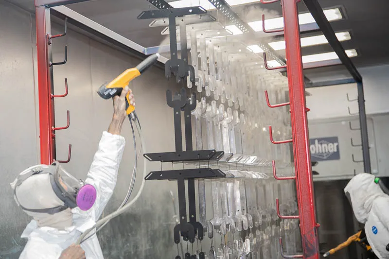 Cosmic Powder Coating facility and process